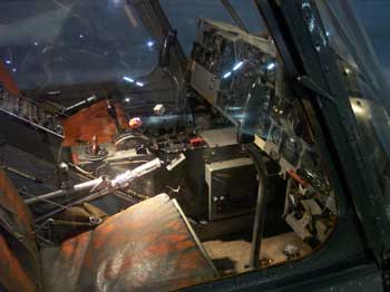 Cockpit of the Sikorsky S-55