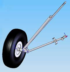 Stolp Starduster one Landing Gear assembly drawing