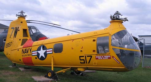 Vertol HUP Helicopter Yellow