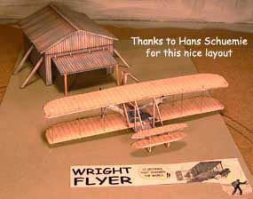 Wright Brother Flyer diorama