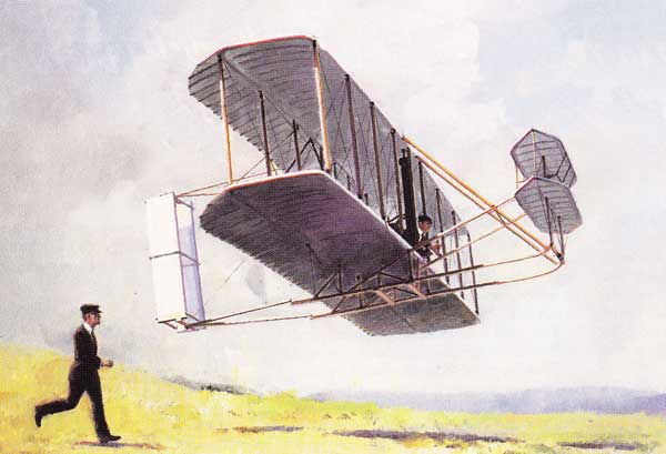 Wright Brothers at Kitty Hawk Painting