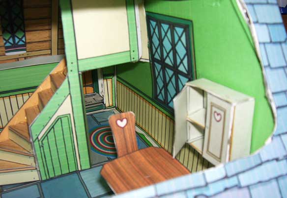 Clockmakers Cozy downloadable Story Book Dolls House downstairs