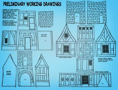 WOrking vDrawing of Story Book House