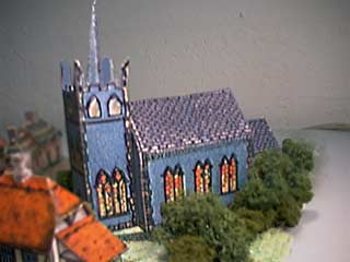 Gothic Blue Church, made up