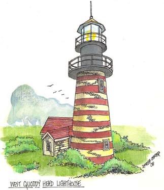 West Quoddy Lighthouse sketch