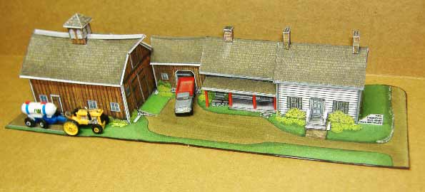 Henry Fords Birthplace Connected Farm Fiddlergreen cardmodel