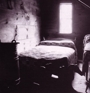 bedroom of saltbox house