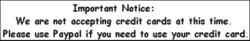 credit card notice