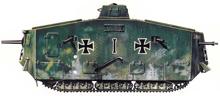 German WWI A7V Tank