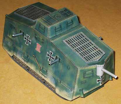Wotan A7V WWI German Tank