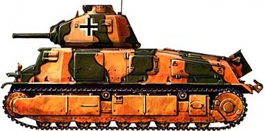French Somau Tank