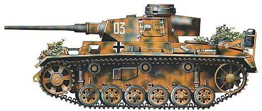 Panzer Pz-III-camo version