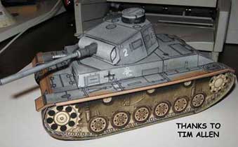 Panzer PzIII cardmodel