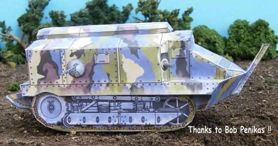 Schneider French WWI Tank The Great War