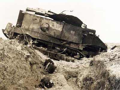 Schneider CA tank 'ditched'